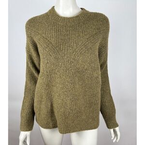 Madewell Belfiore Ribbed Pullover Sweater Women S NWOTWool Long Sleeve Crew Neck